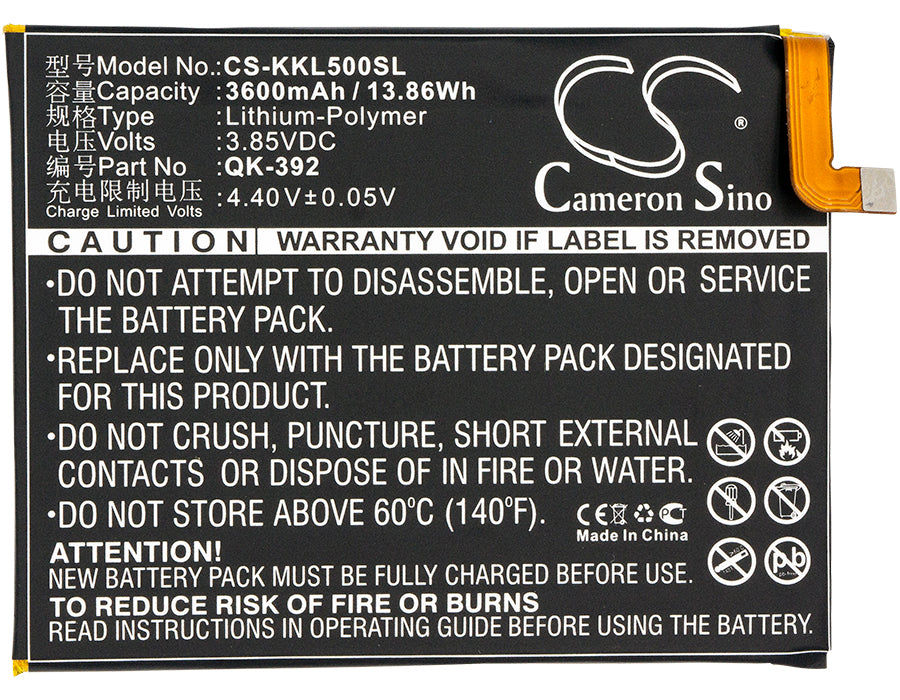 360 1509-A00 Q5 Plus Mobile Phone Replacement Battery-5