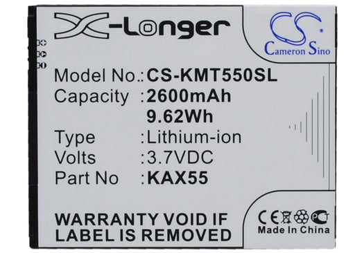 Kazam Trooper X5.5 Replacement Battery-main