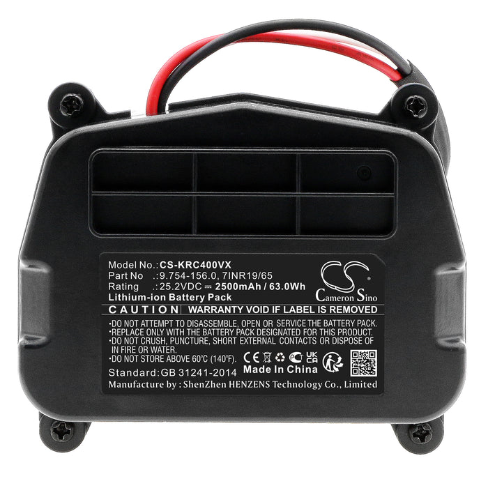 Karcher VC4 Vacuum Replacement Battery