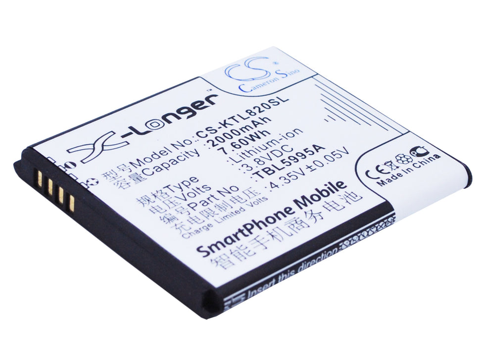 K-Touch L820 L820c Mobile Phone Replacement Battery-2