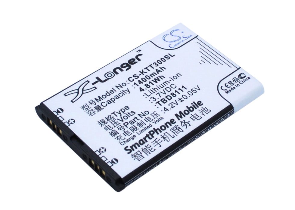 K-Touch D5800 E339 E359 T300 W366 W606 Replacement Battery-main