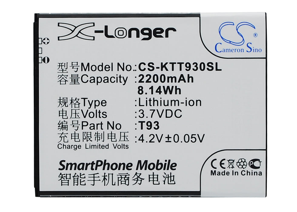 K-Touch T93 Replacement Battery-main