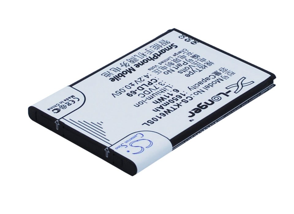 K-Touch E610 W610 W700 W700+ Mobile Phone Replacement Battery-2