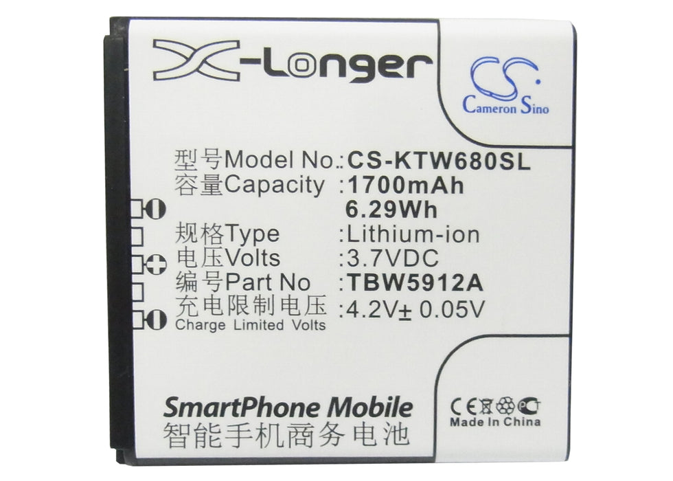 K-Touch W608 W680 Mobile Phone Replacement Battery-5