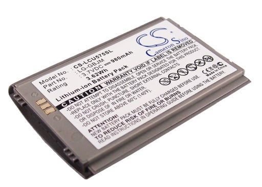 LG CU575 Trax cu575 TU575 Replacement Battery-main