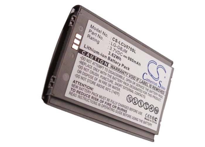 LG CU575 Trax cu575 TU575 Mobile Phone Replacement Battery-5