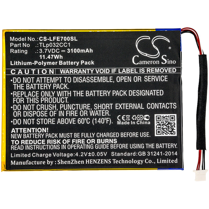 Leapfrog 31576 Epic 7 Tablet Replacement Battery-3