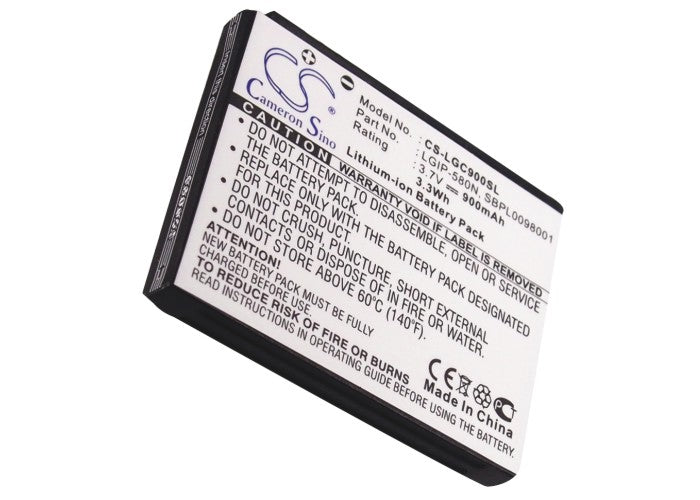 LG Arena GT950 Bliss UX700 Bliss UX-700 GC900 GC900 Viewty Smart GC900e GM730 GM730E GM730f GT400 GT405 GT500 GT505 G Mobile Phone Replacement Battery-5