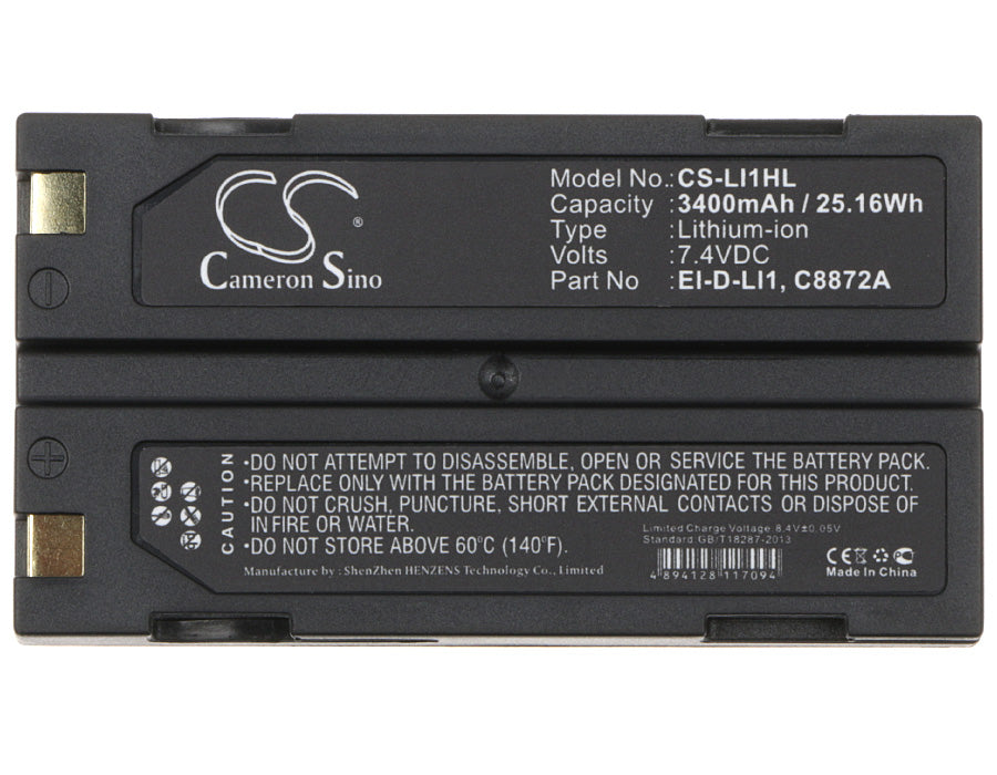 Kyocera Finecam S3R 3400mAh Replacement Battery-5