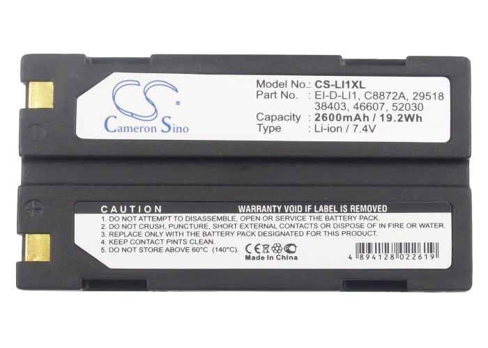 Spectra Precision SP60 GNSS SP80 GNSS 2600mAh Replacement Battery-5