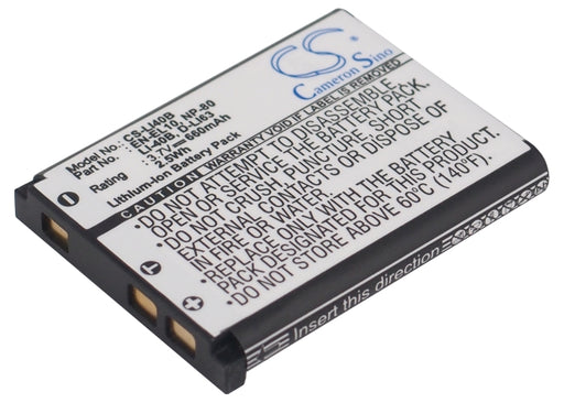 Aldi Super Slimx SW12 Super Slimx SZ14 Supe Camera Replacement Battery-main