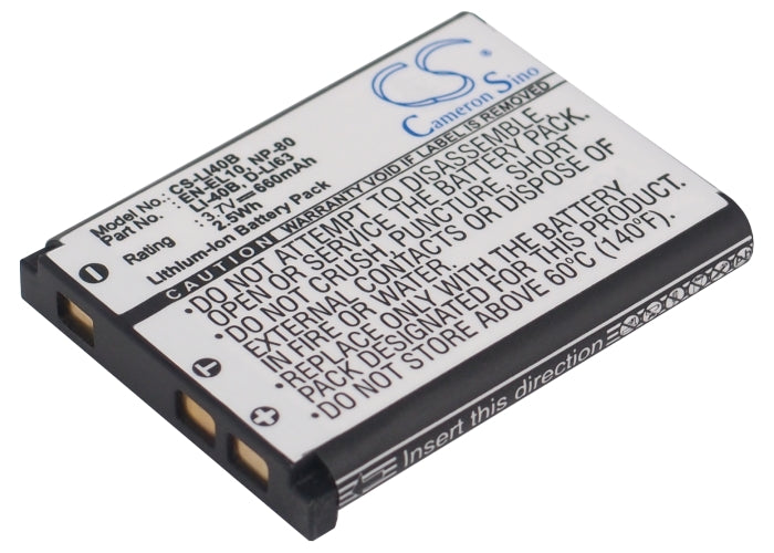 Pentax Optio L40 Optio LS1100 Optio LS465 Recorder Replacement Battery-main
