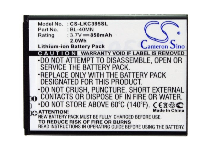 Sprint LN272 Rumor Reflex Mobile Phone Replacement Battery-5