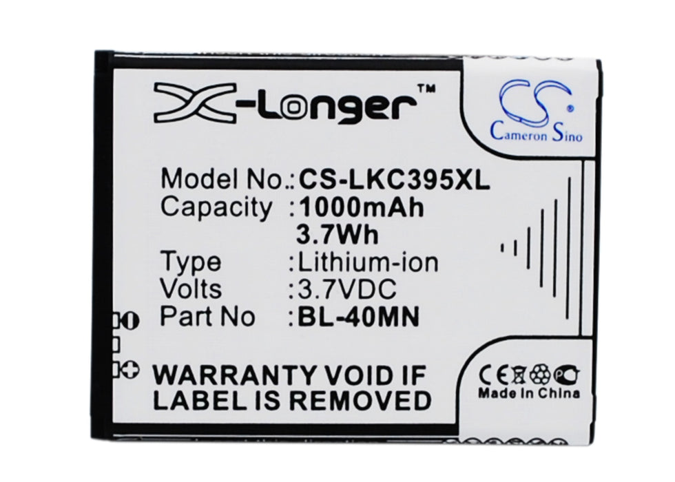 LG C395 C395C Xpression C395 Xpression C395C Replacement Battery-main