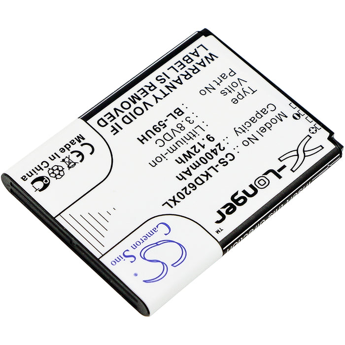 LG D315 D320 D620 D620J D620K D620R G2 mini Optimus G2 Mini 2400mAh Mobile Phone Replacement Battery-2