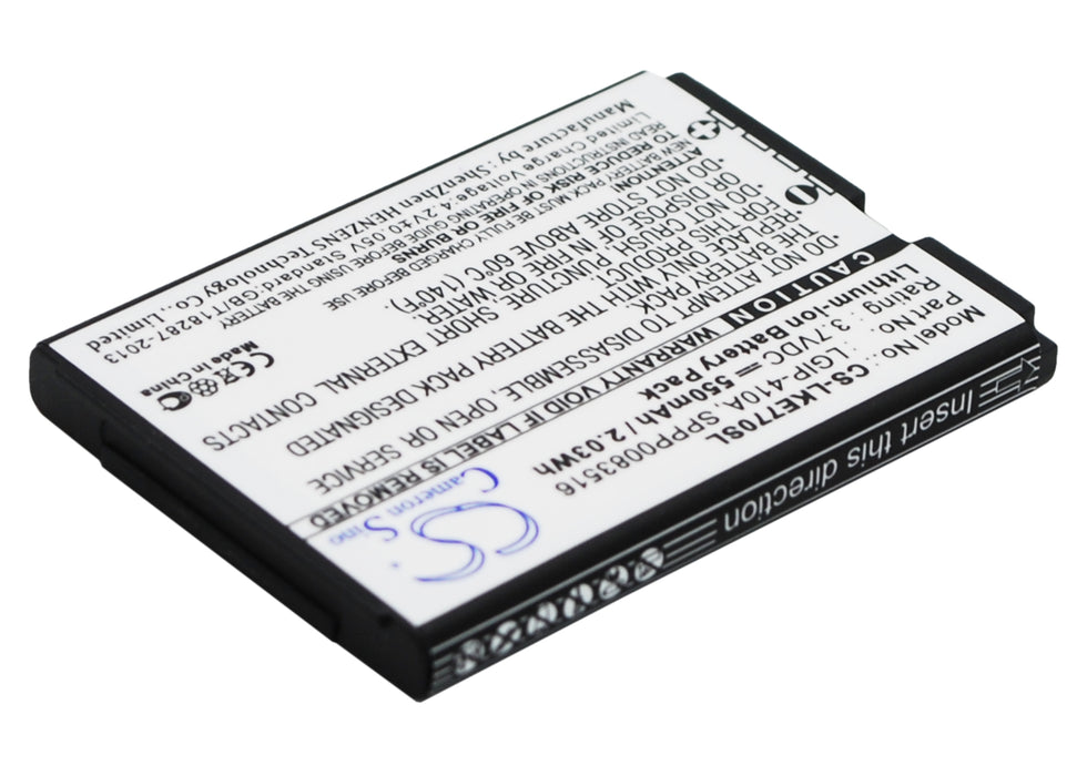 LG 278A KE770 KF500 KF510 KG289 KG77 Mobile Phone Replacement Battery-3