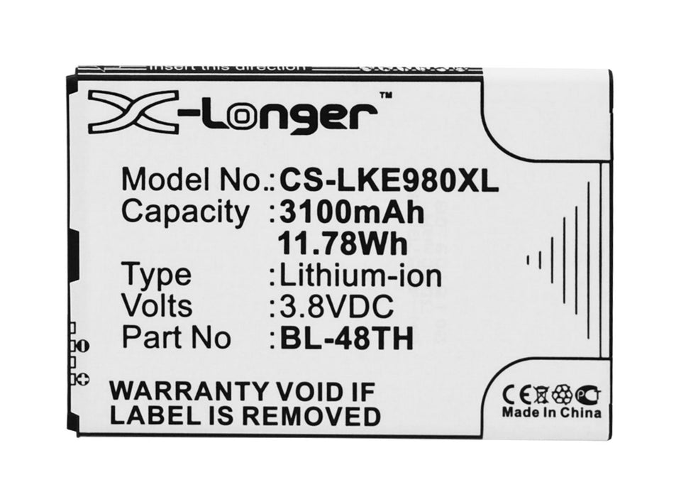 LG E940 E977 E980 F-240K F-240S Gee FHD L-04E Opti Replacement Battery-main