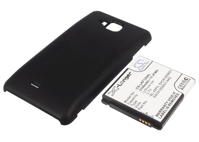 LG F120 F120K F120L 3100mAh Replacement Battery-main