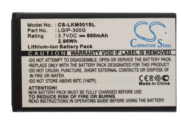 LG KM501 Mobile Phone Replacement Battery-5