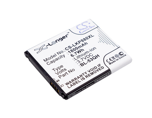 Metropcs 4G LGMS870 MS870 1800mAh Replacement Battery-main
