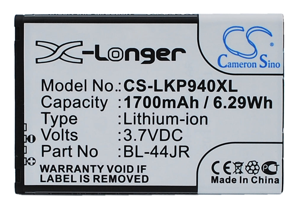 LG K2 KU5400 Optimus EX P940 Prada 3.0 SU540 SU880 1700mAh Mobile Phone Replacement Battery-5