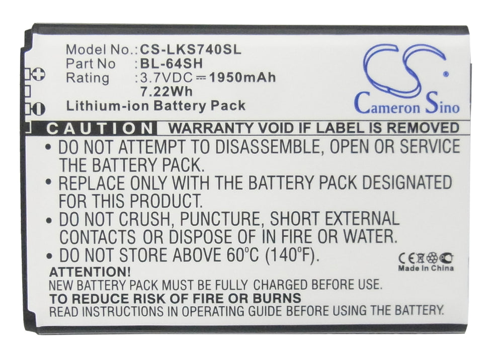 LG F540S H442 LGLS751ABB LS740 LS751 Optimus C70 VOLT Volt 2 Volt II Mobile Phone Replacement Battery-5