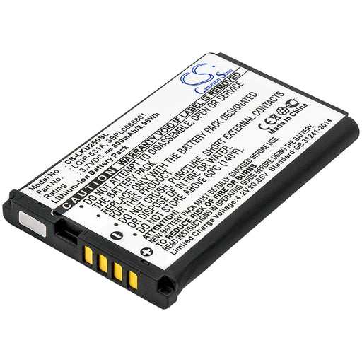 LG 236C 237C 440G 500G A100 Amigo A170 AN160 B450  Replacement Battery-main