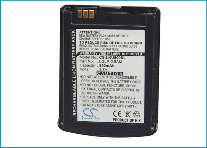 LG KU800 Mobile Phone Replacement Battery-5