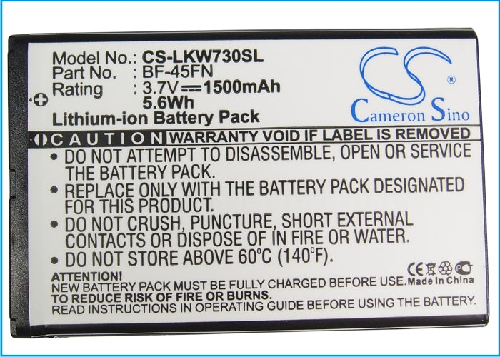 LG KW730 Mobile Phone Replacement Battery-5