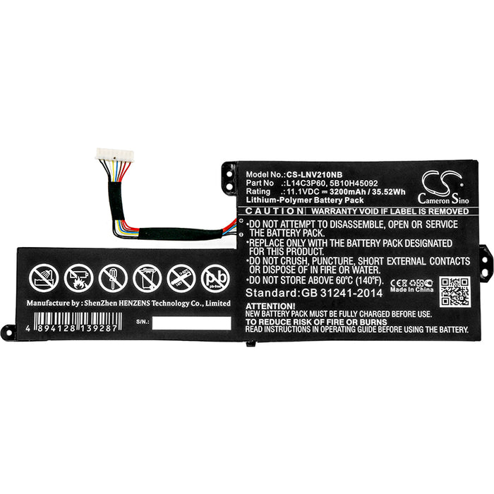 Lenovo Chromebook N21 Chromebook N21-80MG Laptop and Notebook Replacement Battery-3