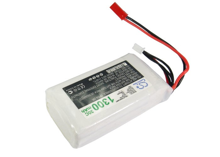RC CS-LP1303C30RT 1300mAh Helicopter Replacement Battery-3