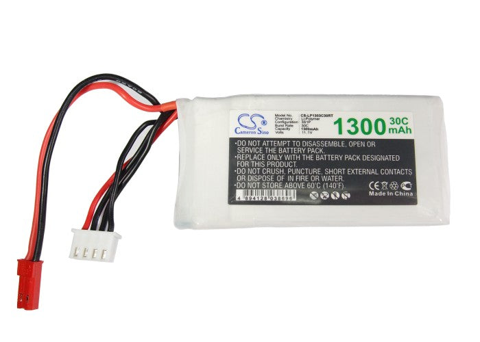 RC CS-LP1303C30RT 1300mAh Helicopter Replacement Battery-5