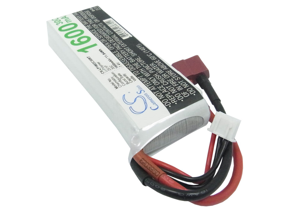 RC CS-LP1602C30RT 1600mAh Helicopter Replacement Battery-2