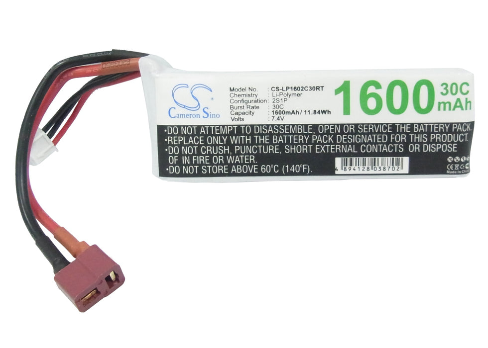RC CS-LP1602C30RT 1600mAh Car Replacement Battery-5