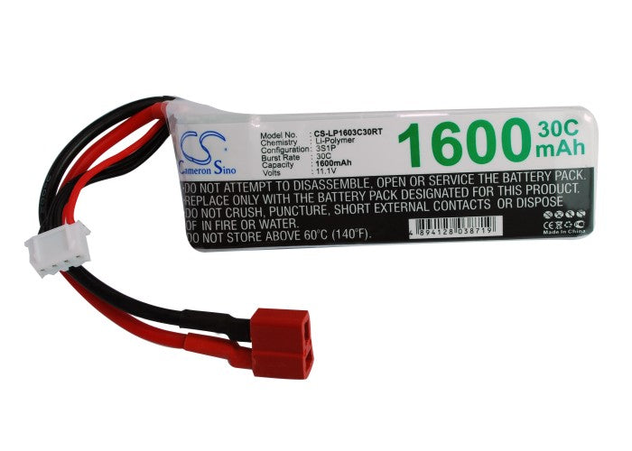 RC CS-LP1603C30RT 1600mAh Car Replacement Battery-4