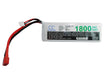 RC CS-LP1802C30RT 1800mAh Helicopter Replacement Battery-4