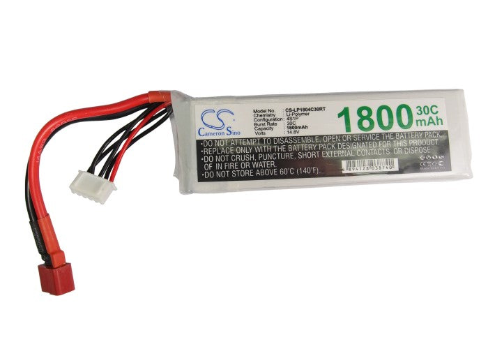 RC CS-LP1804C30RT 1800mAh Helicopter Replacement Battery-3