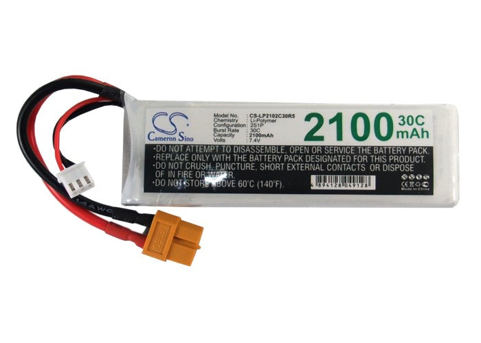 RC CS-LP2102C30R5 2100mAh Car Replacement Battery-5