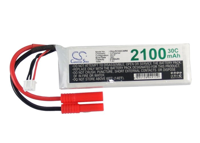 RC CS-LP2102C30R8 2100mAh Helicopter Replacement Battery-5