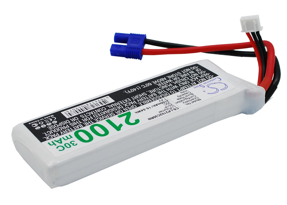 RC CS-LP2102C30RN 2100mAh Train Replacement Battery-2