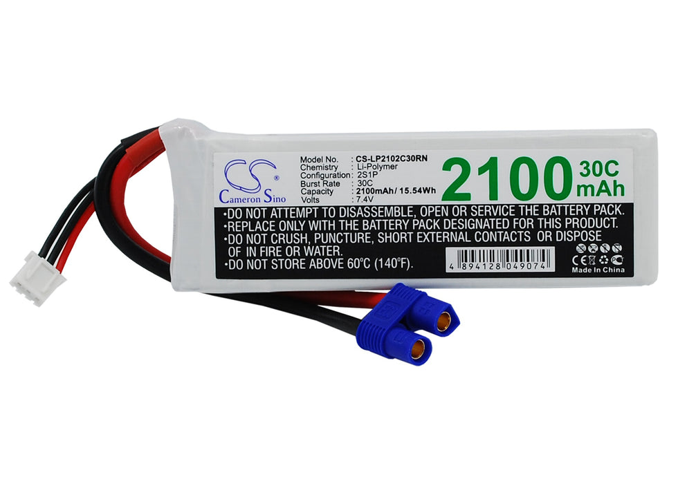 RC CS-LP2102C30RN 2100mAh Train Replacement Battery-5