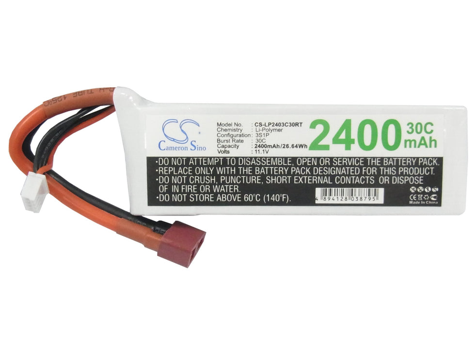 RC CS-LP2403C30RT 2400mAh Helicopter Replacement Battery-5