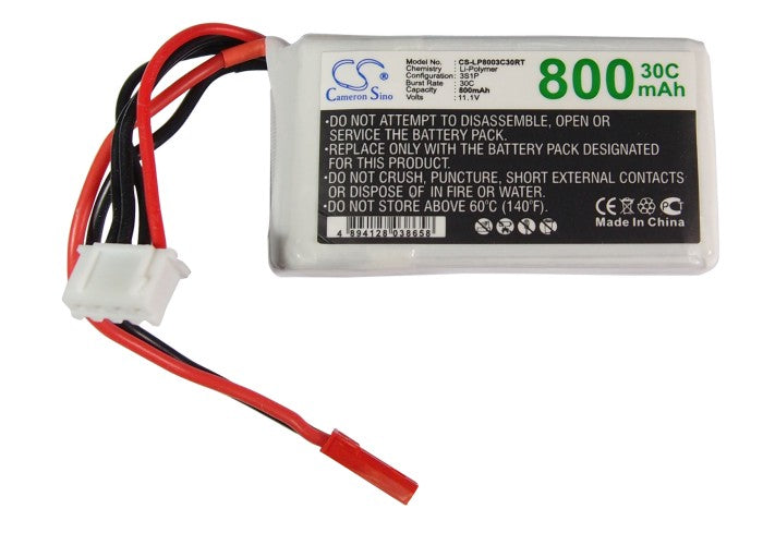 RC CS-LP8003C30RT 800mAh Helicopter Replacement Battery-5