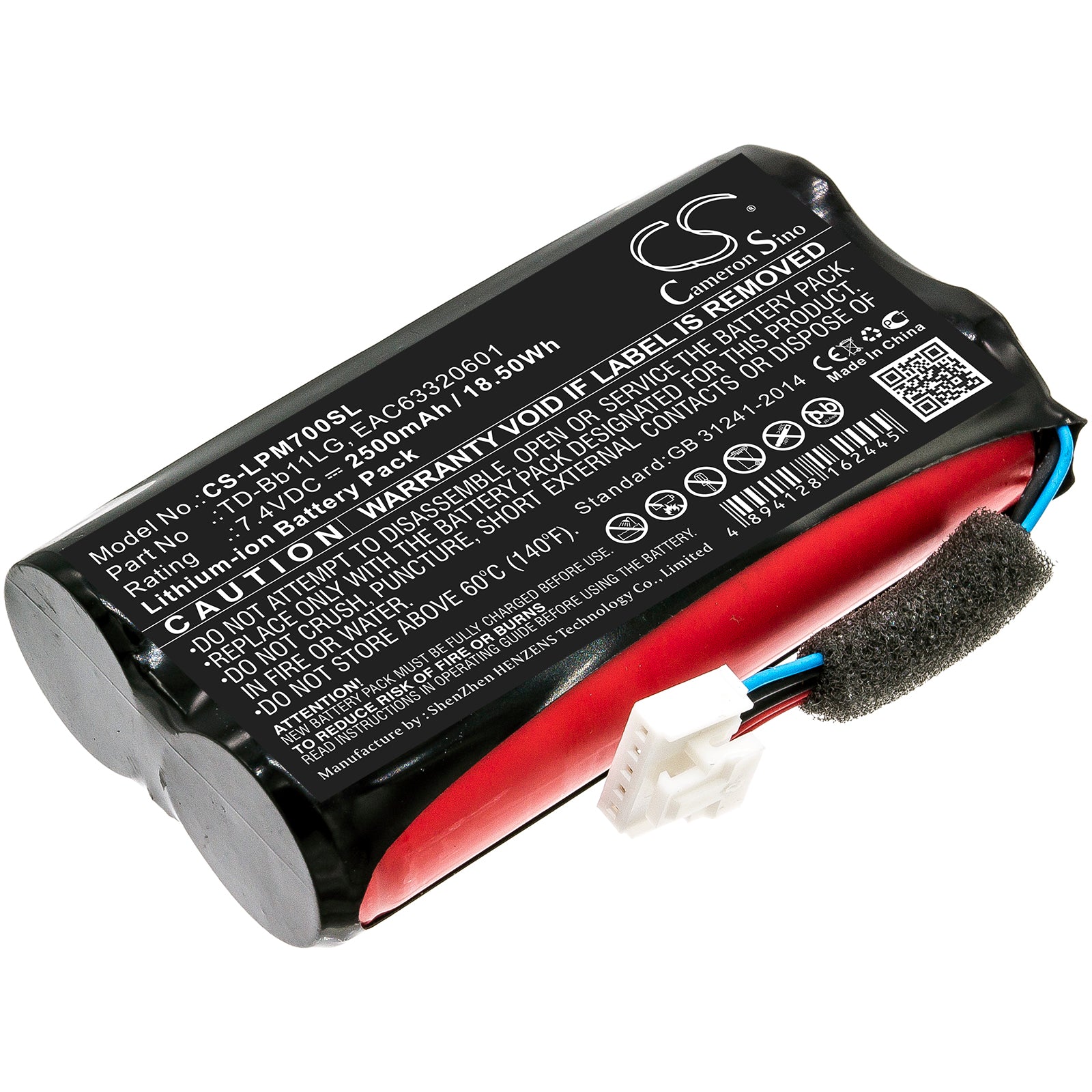 akku-net fromm Powery Replacement battery suitable for speakers, LG Music  Flow P5 speakers, 3.7 V, Li-Ion: : Electronics & Photo