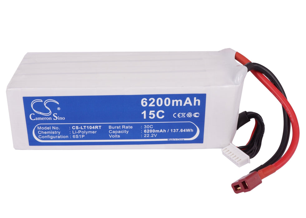 RC CS-LT104RT 6200mAh Tank Replacement Battery-5