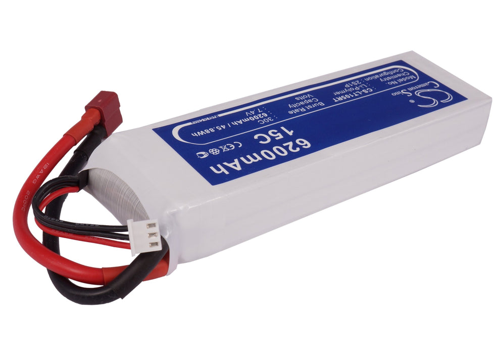 RC CS-LT105RT 6200mAh Helicopter Replacement Battery-2