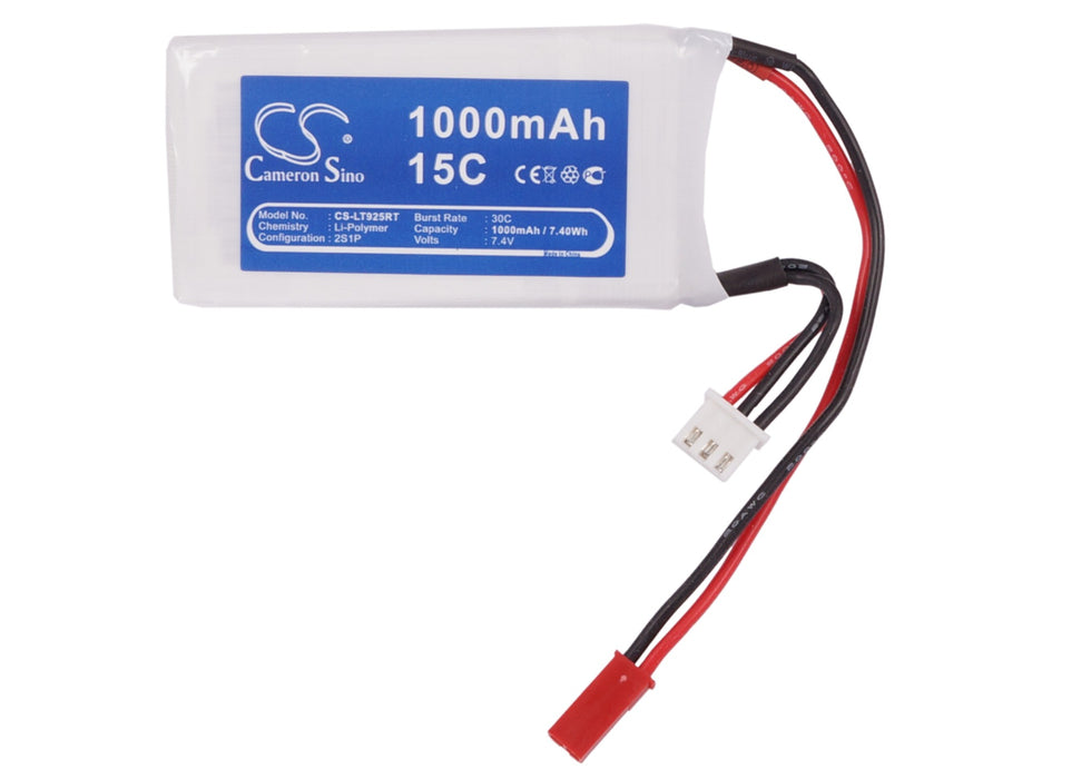 RC CS-LT925RT 1000mAh Train Replacement Battery-5