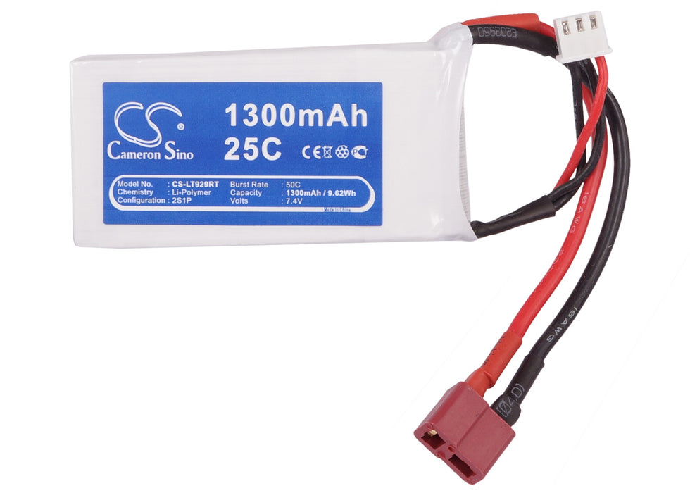 RC CS-LT929RT 1300mAh Train Replacement Battery-5