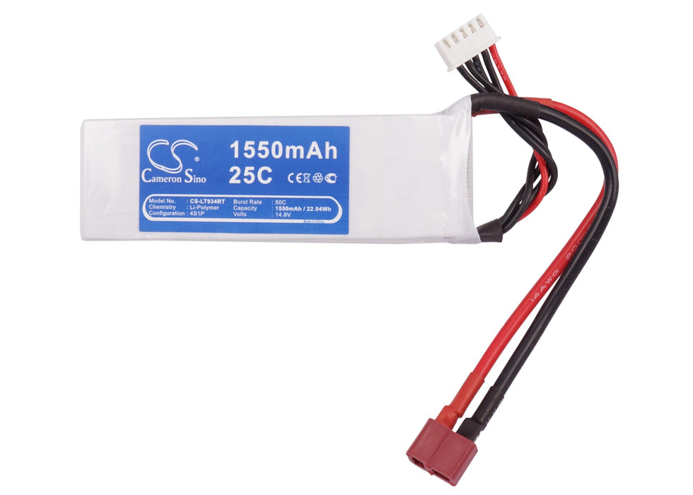 RC CS-LT934RT 1550mAh Helicopter Replacement Battery-5