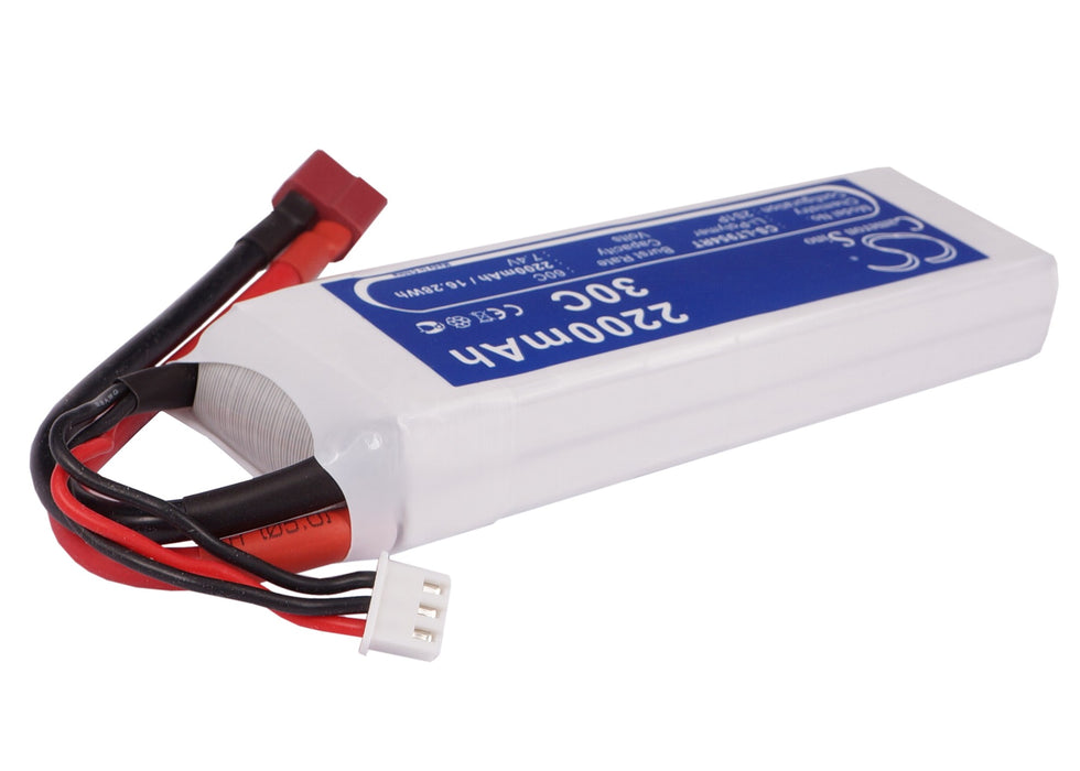 RC CS-LT945RT 2200mAh Train Replacement Battery-2